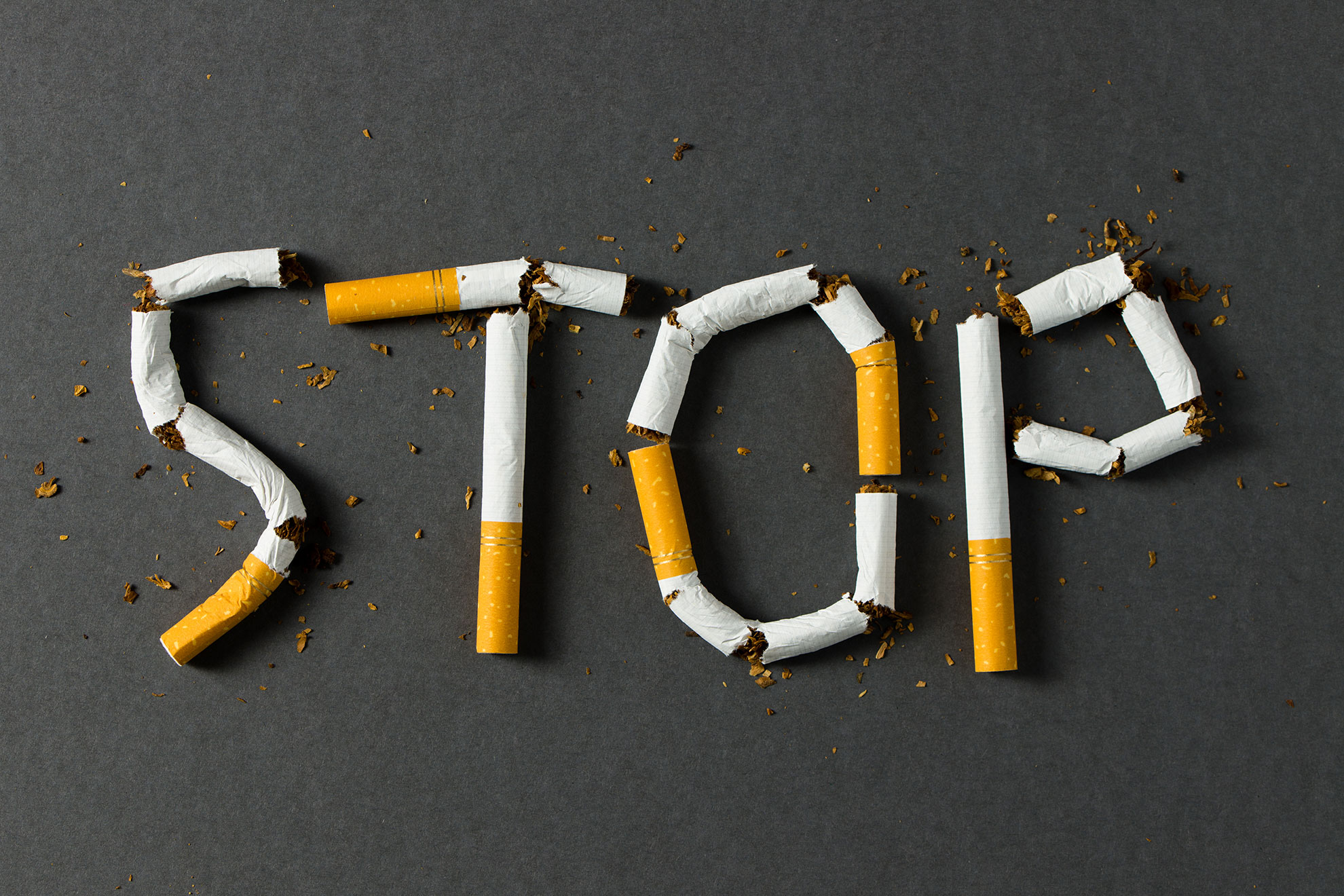 Stop z paleniem, ilustracja do artykułu o Międzynarodowym Dniu Rzucania Palenia