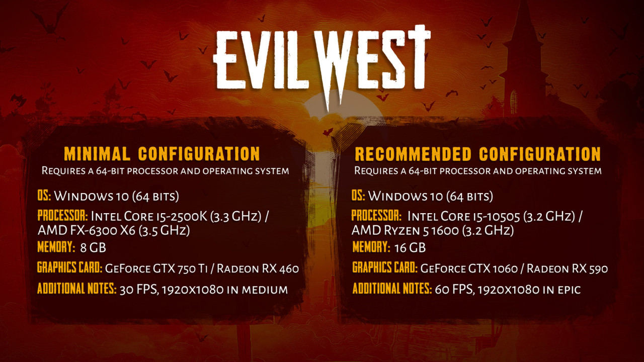 wymagania sprzętowe Evil West