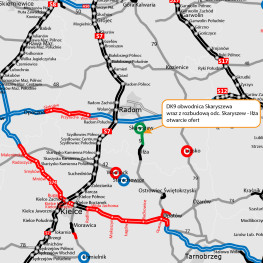 Duże zainteresowanie obwodnicą Skaryszewa i rozbudową DK9