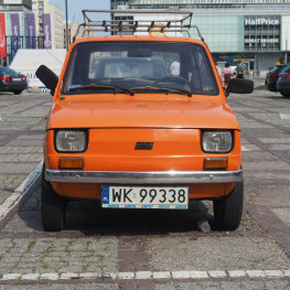 Fiat 126p z zaskakującą tajemnicą w środku