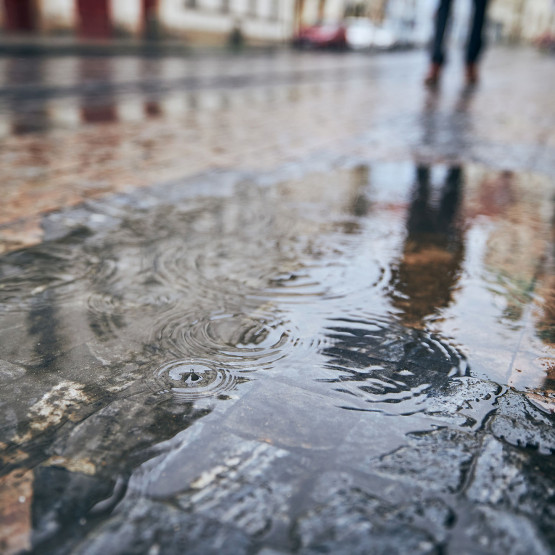 Chodnik po deszczu, ilustracja do artykułu o akronimie ACG
